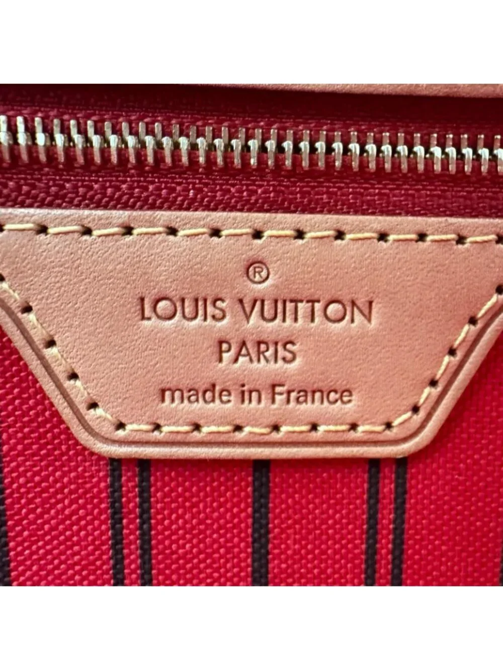 Louis Vuitton Neverfull MM Tote Bag Monogram Canvas Brown